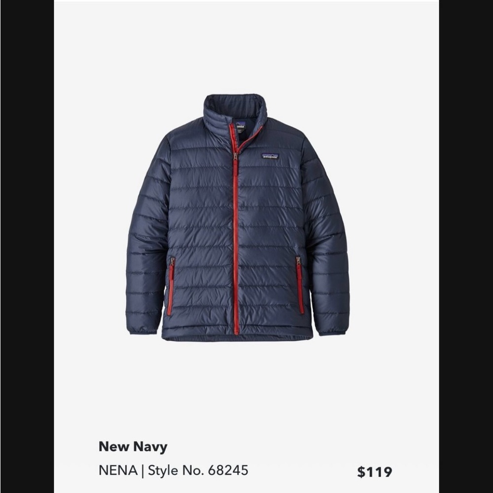 Patagonia youth down sweater Jacket
